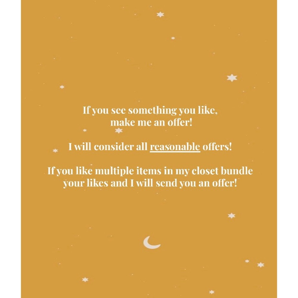 Bundle and save! Reasonable offers welcomed! ✨🧡